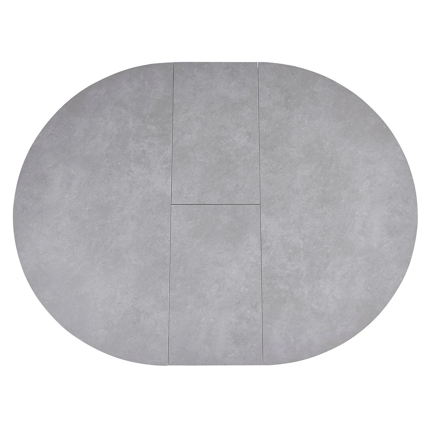 Стіл обідній розкладний Bjorn Askold R 105-135х105х76 Vic Light Grey (grey leg)