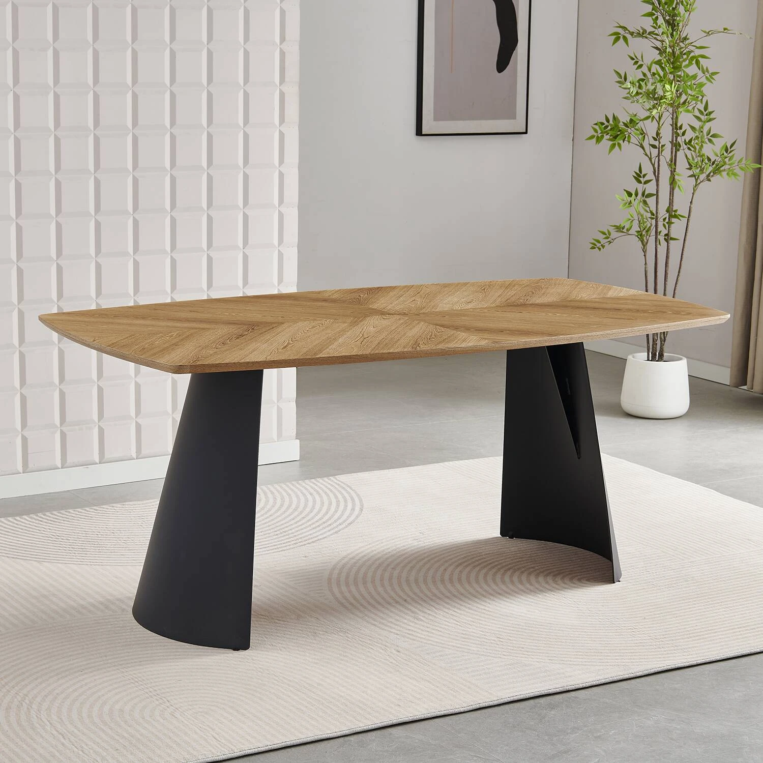 Стіл обідній Bjorn Paladin 180x90x76 Natural OAK-03